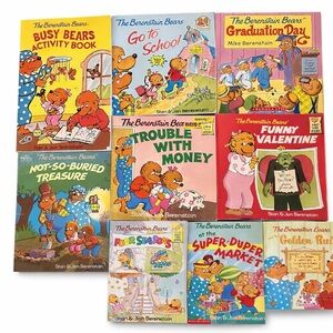 Berenstain Bears 9 Book Bundle Kids Classics School Holiday Paperback Lot